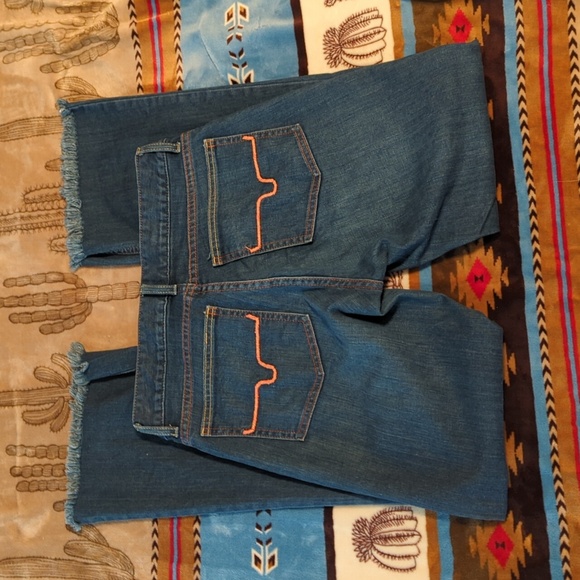 Kimes Ranch Lola Raw Hem Jeans Size 4x32 - Picture 5 of 6